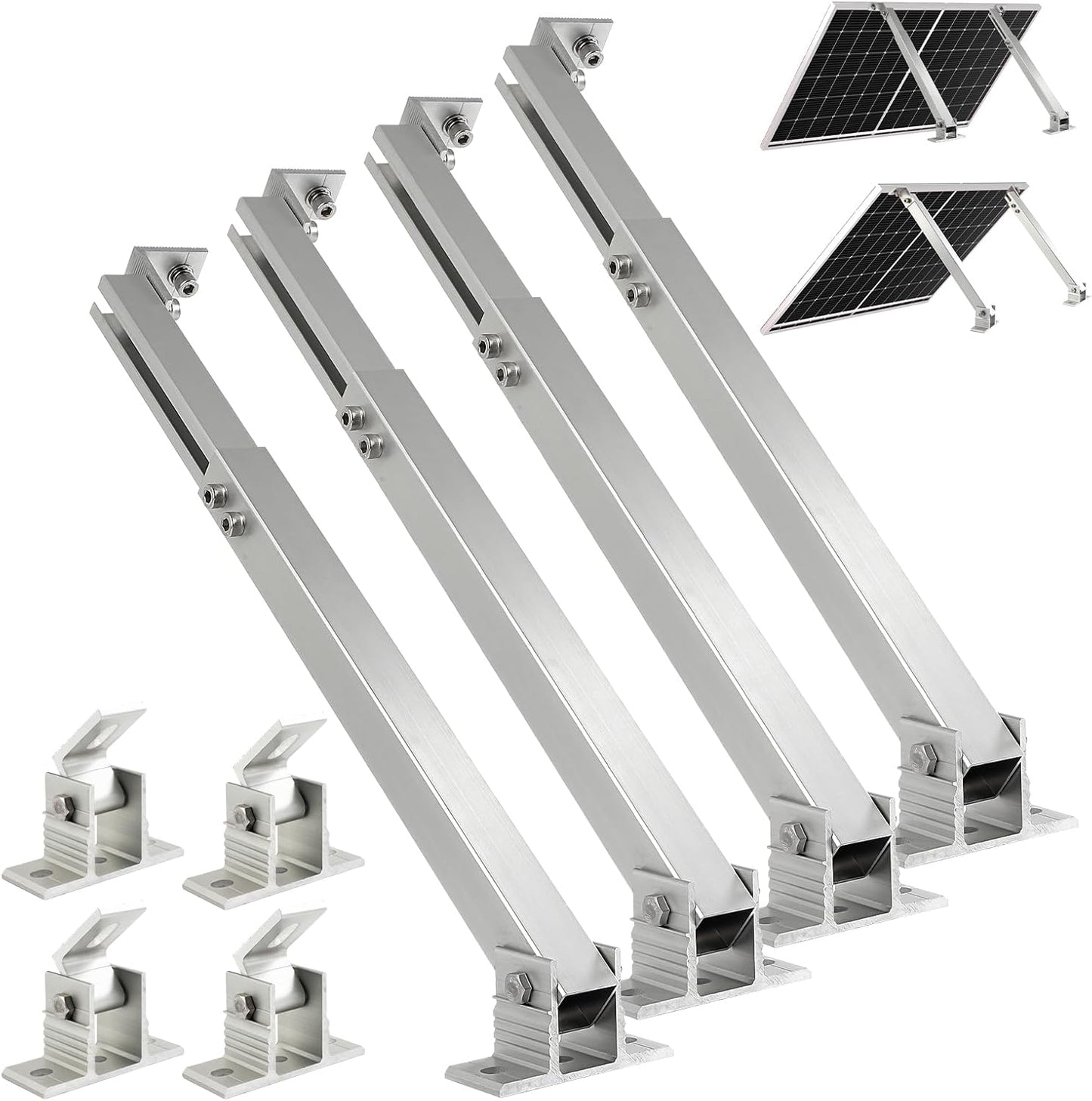 Soportes paneles solares 14-27pulg techo caravana