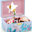 Caja joyería musical niña kit sirena azul