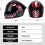 Casco motocicleta cara completa unisex aprobado DOT
