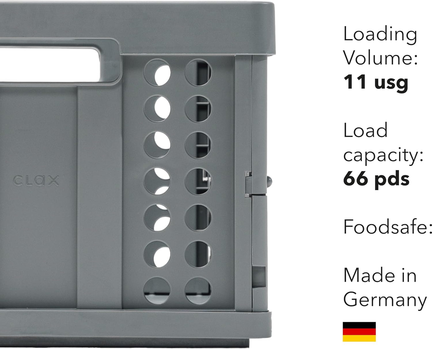 Caja plegable 12gal gris
