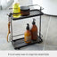 Soporte ducha baño organiz. 13" acero