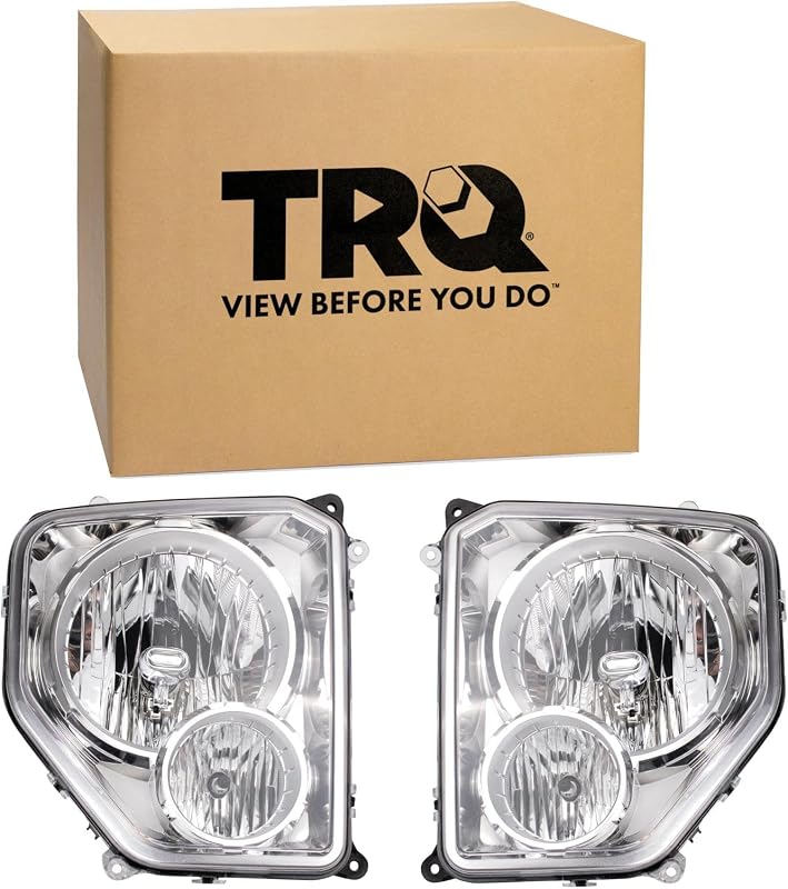 Set faros delanteros Jeep Liberty 08-12 con luces antiniebla