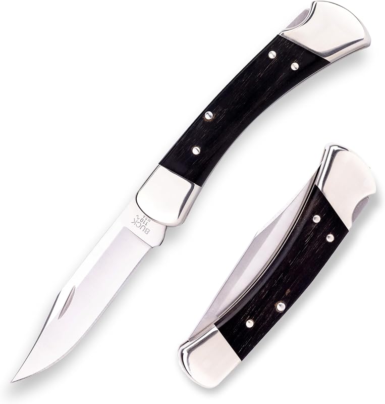 Cuchillo cazador plegable 110 hoja 3-3/4" acero inox 420HC