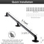 Pasamanos escalera hierro 5ft barra antiderrap