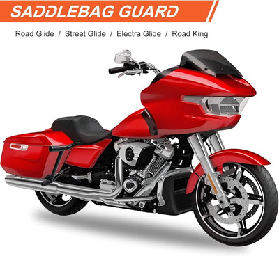 Protector alforja antivuelco Harley Touring 14-24 negro