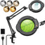 Lupa 10x con luz led brazo oscilante 5 modos color