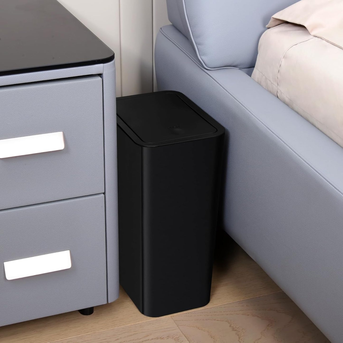Cubo basura 10L con tapa emergente pack 2