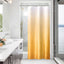 Cortina ducha 36x72pulg tejido waffle degradado dorado con gancho