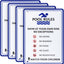 4 Letreros Aluminio Reglas Piscina Swim At Your Own Risk