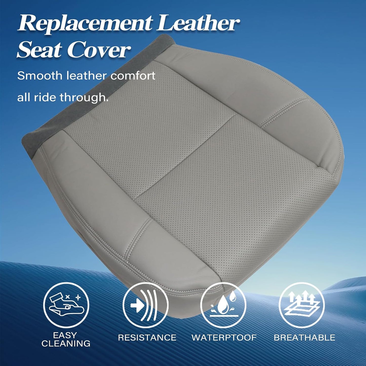 Funda asiento cuero perforado comp Chevy Suburban