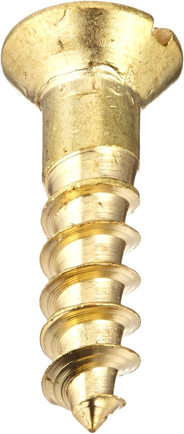 Tornillos ovalados ranurados madera 12x1 24pzas
