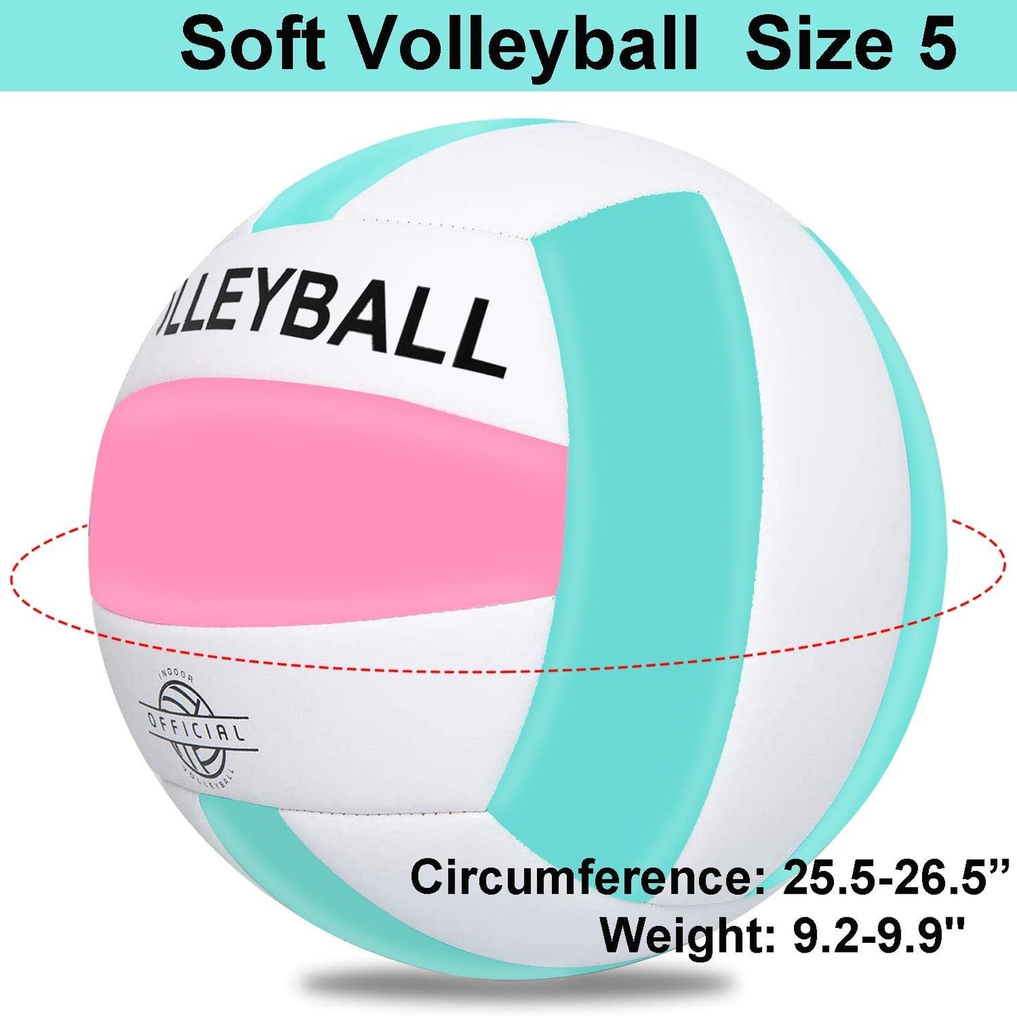 Pelota voleibol playa suave tamaño 5 exterior interior piscina