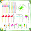 265 Pzas Sombrillas Bebida Frutas Colores Tropicales