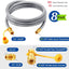 Manguera gas natural 8ft 1/2pulg con accesorio conexión rápida