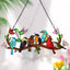 Atrapasol vidrio doble cara colibrí decoración