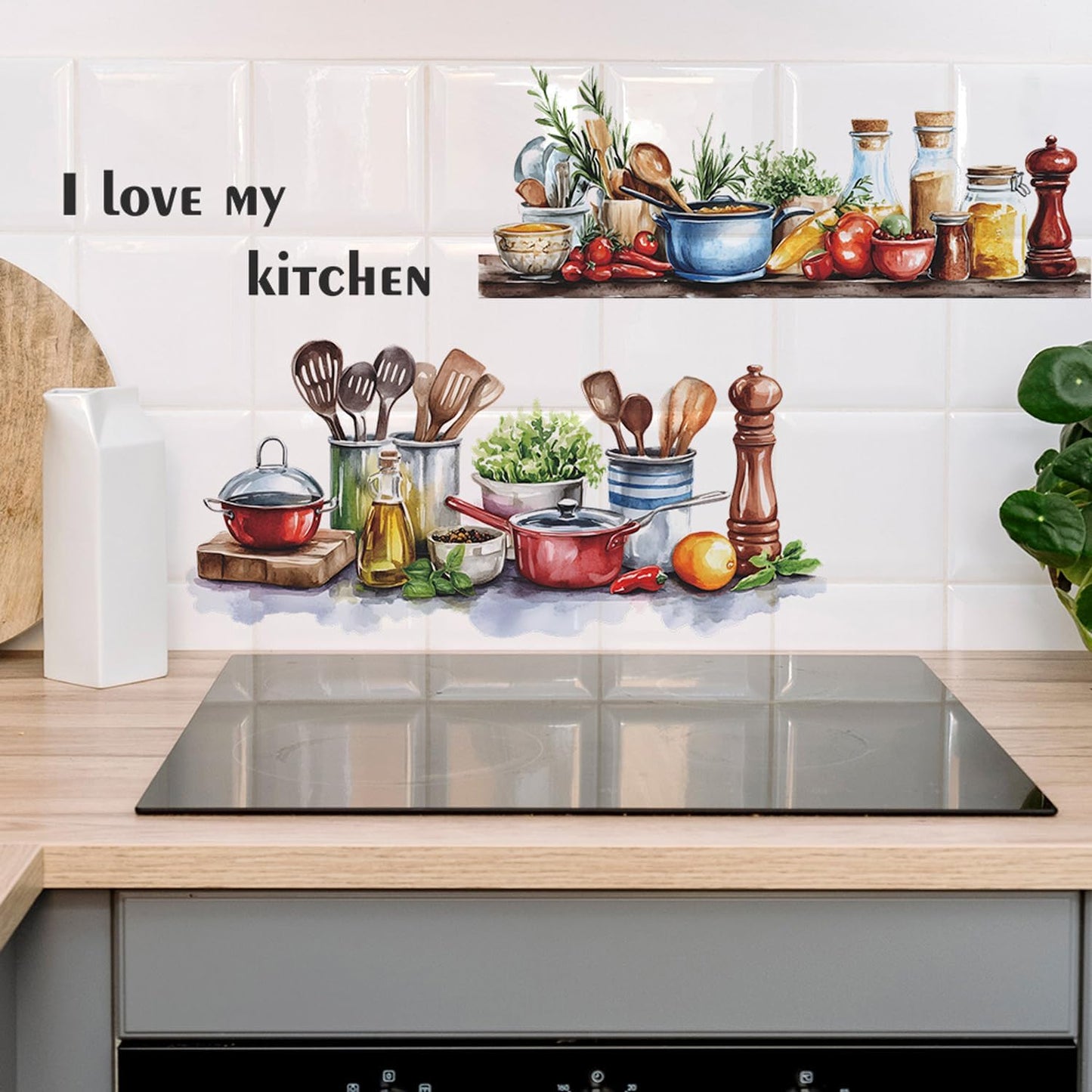 Adhesivos pared cocina extraíbles para comedor y hogar