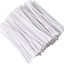 500 lazos reutilizables papel blanco 5pulg para pan y bolsas