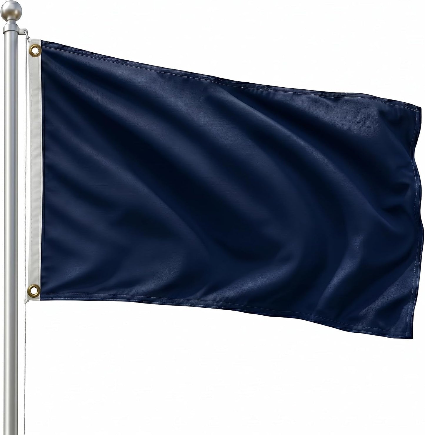 Bandera azul marino 2x3 pies resistente UV poliéster