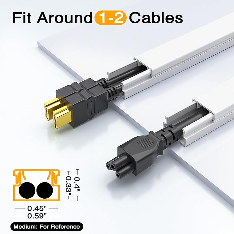 Ocultador de cables para TV 315" pared
