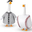 Set 2 Ropa Ganso Béisbol para 23 Gansos Decoración