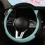 Funda volante cuero orejas gato ajuste 38cm negro