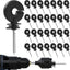 30 Pzas Aisladores Negro Cerca Eléctrica con Herramienta