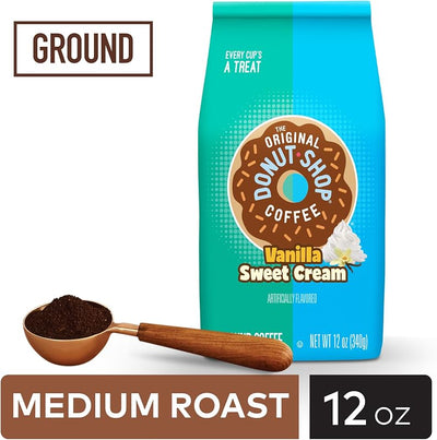 Café molido sabor vainilla tostado medio 12oz