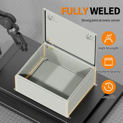 Caja eléctrica impermeable IP65 24x20pulg con soporte
