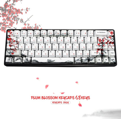 Juego 68 teclas teclado mecánico RK68 GK68 PBT ANSI