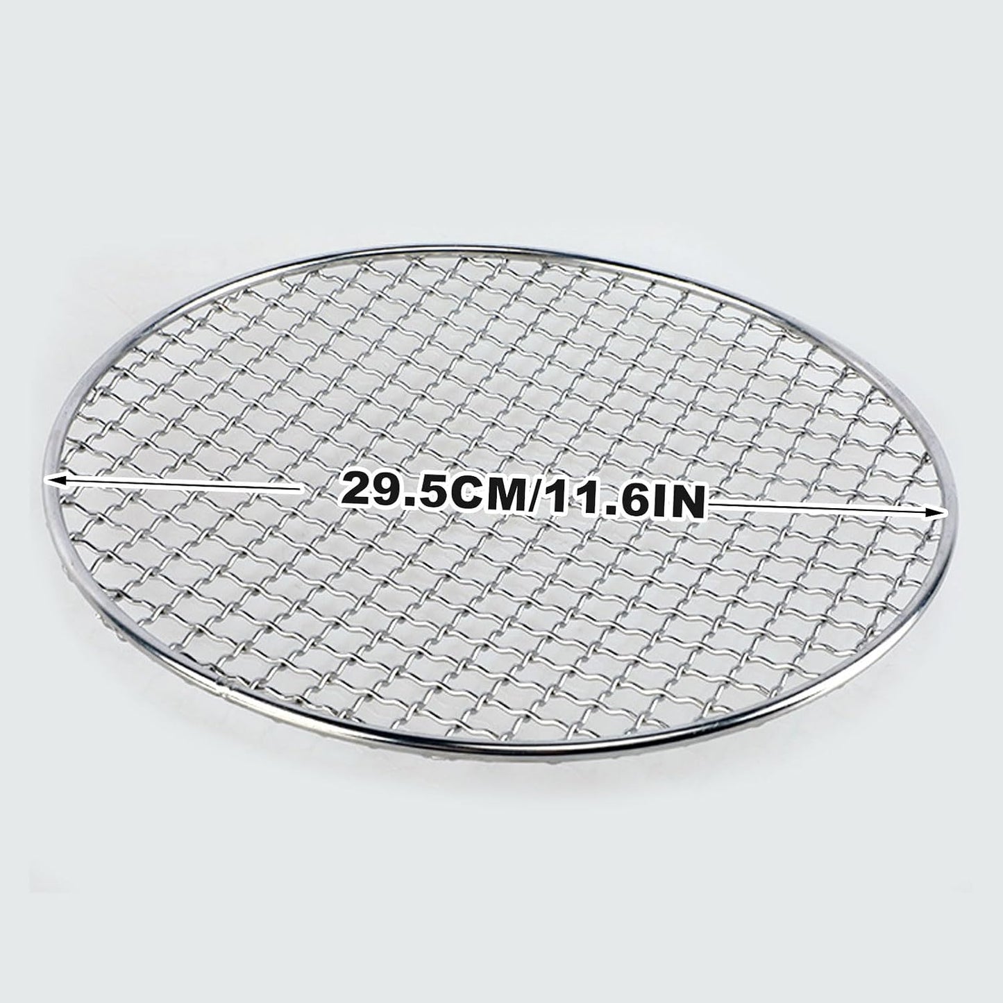 Rejilla parrilla redonda acero inox 11.6pulg