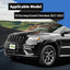 Soporte matrícula Jeep Grand Cherokee 17-23 tipo 1 negro