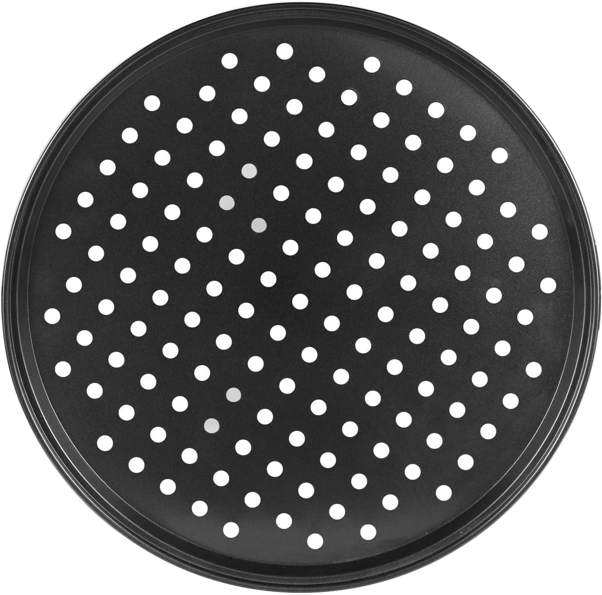 Bandeja pizza antiadherente acero carbono 12pulg