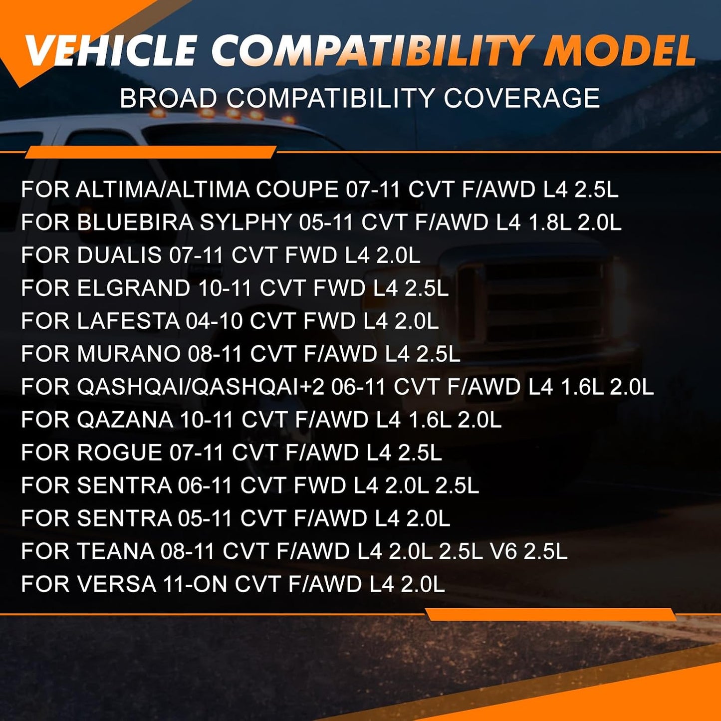 Kit reconstrucción transmisión CVT Nissan 05-11 Mitsu 10-16