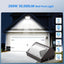 8 Luces LED Pared 200W IP65 Luz Blanca 5000K Exterior