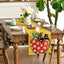 Decoraciones regreso a clases mantel manzanas crayones