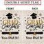 Bandera jardín doble cara congrats grad you did it 12.5x
