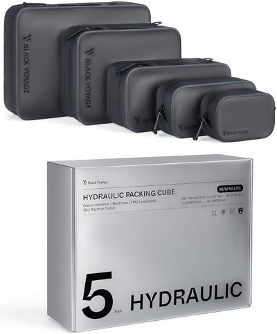 Cubo embalaje hidráulico TPU 70D Ripstop negro pack 5 tallas