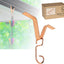 Clip canalón para cadena lluvia DIY chapado cobre 6x5" 4uds