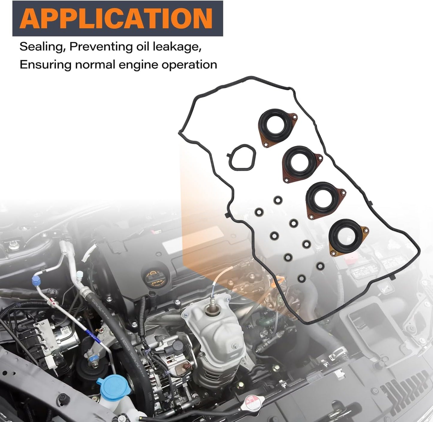 Set juntas válvula repuesto Honda Accord 2.4L 13-17