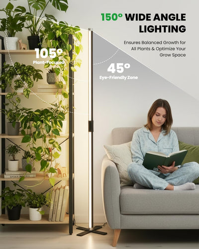 Luz cultivo interior 160 LED 50W 5 pies alta PPFD