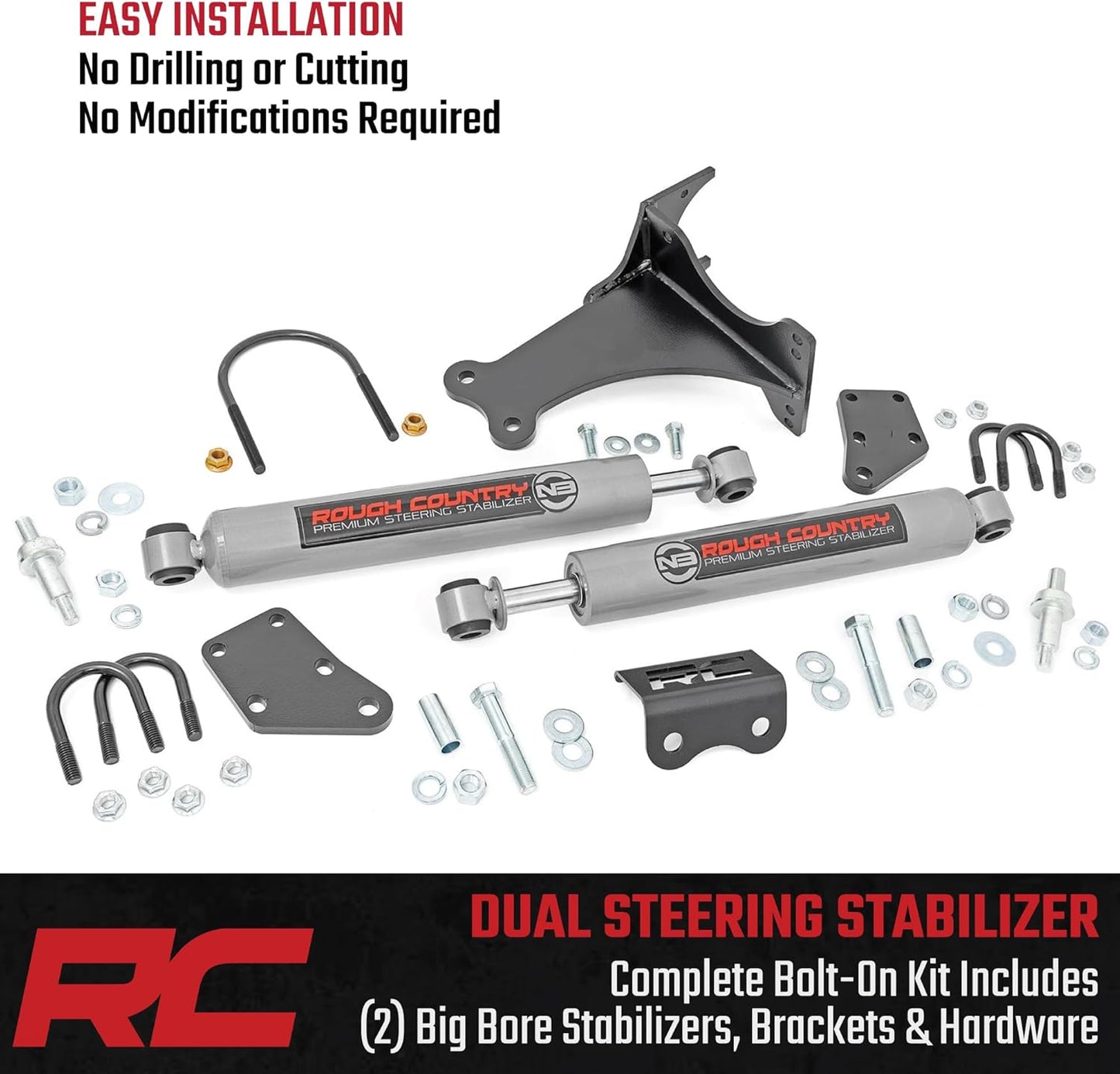 Estabilizador dirección dual Ford Super Duty 05-24