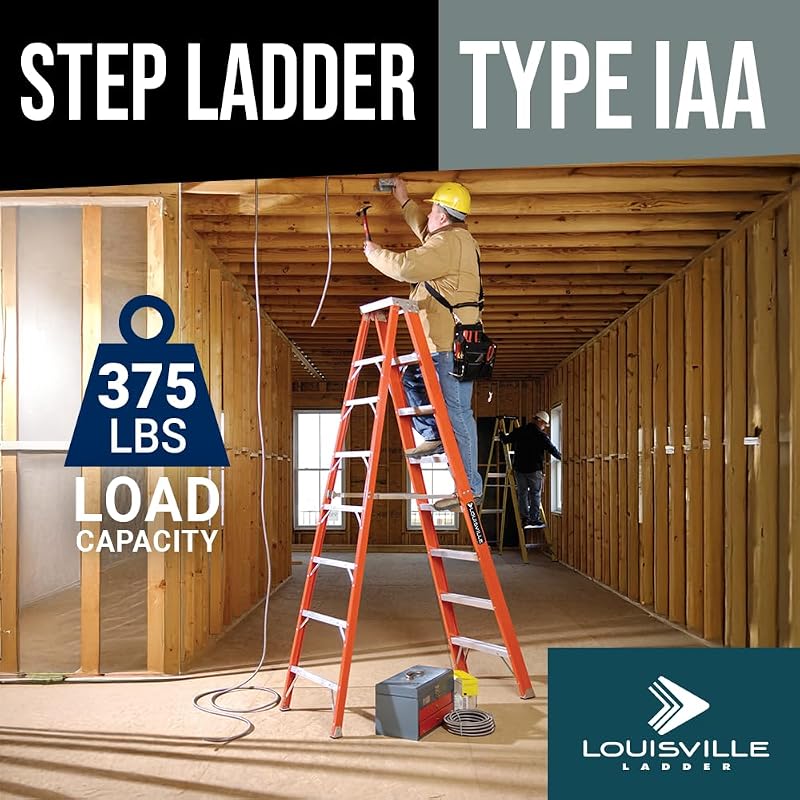 Escalera Fibra Vidrio 12ft Capacidad 375lb Tipo IAA