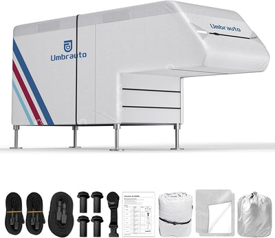 Cubierta camper 6–8 ft impermeable Oxford 300D plateado