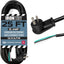 Cable alimentación 12/3 SJTW 25 ft 15amp negro