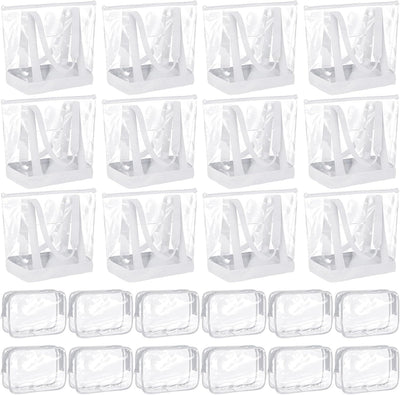 24 Bolsas Transparentes Impermeables Viaje