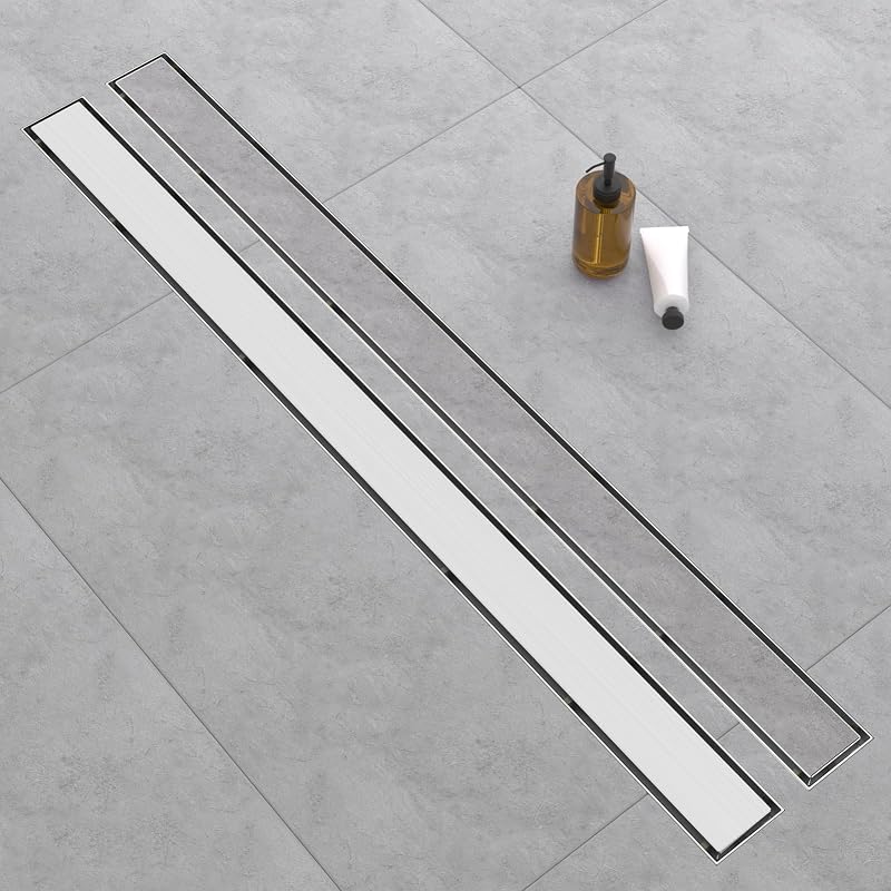 Drenaje ducha acero inox 304 cepillado 48" con patas