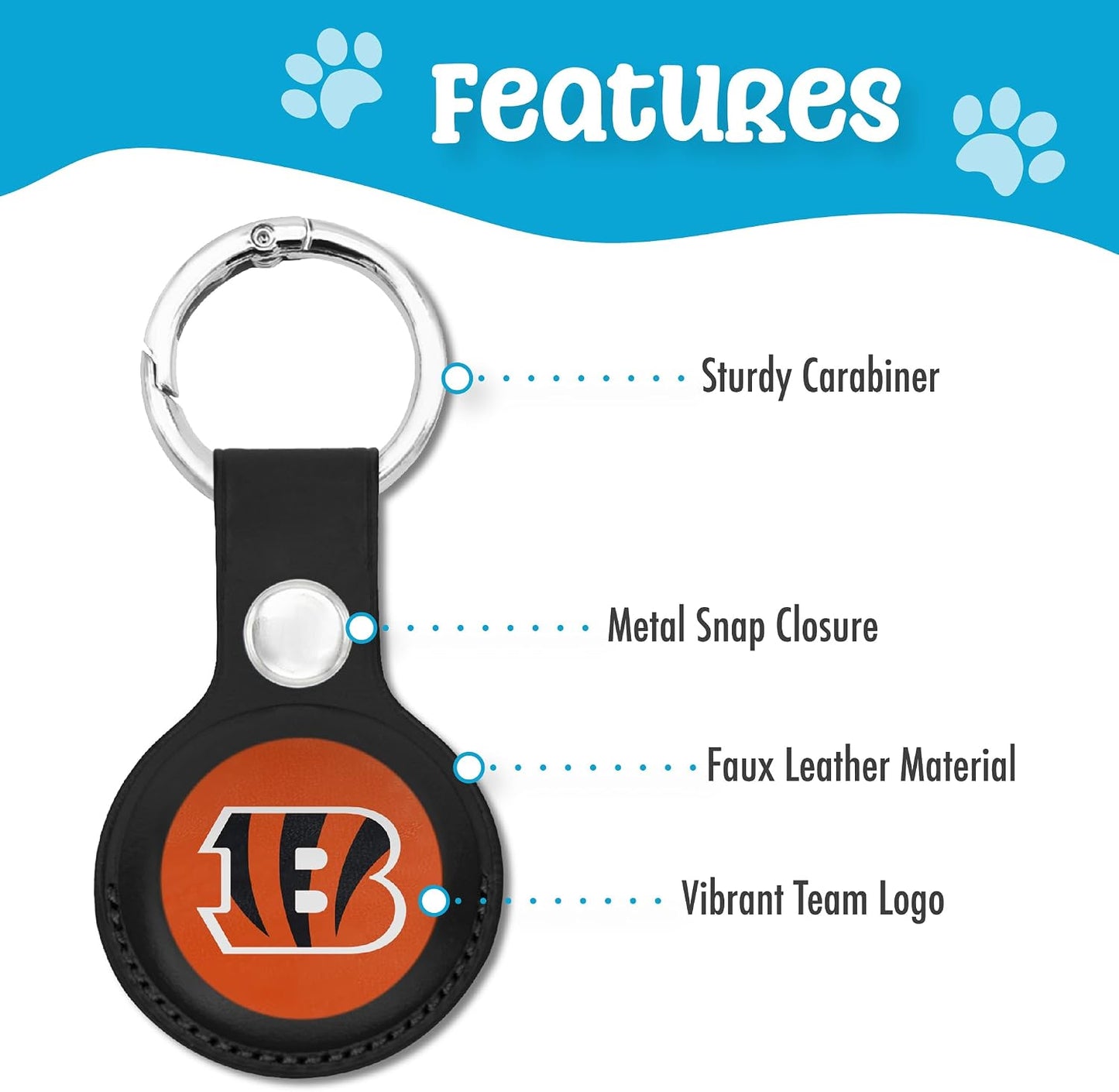 Llavero Apple Air Tag para mascotas con soporte colgante