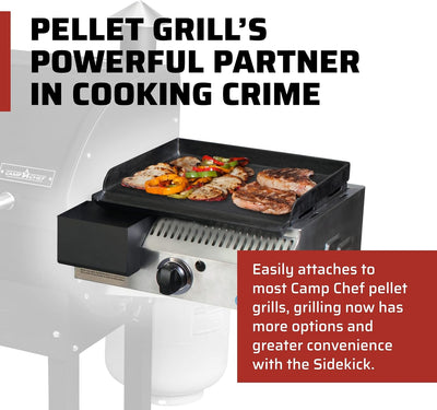 Accesorio parrilla inox 14pulg con plancha plana