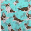 Manta Corgi Brindle suave con bolsa para viajes y playa
