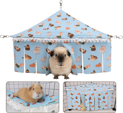 Hamaca 2en1 para conejillo cama colgante gruesa resistente